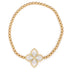 pulsera Princess Flower Dubai en oro amarillo de 18kt con diamantes